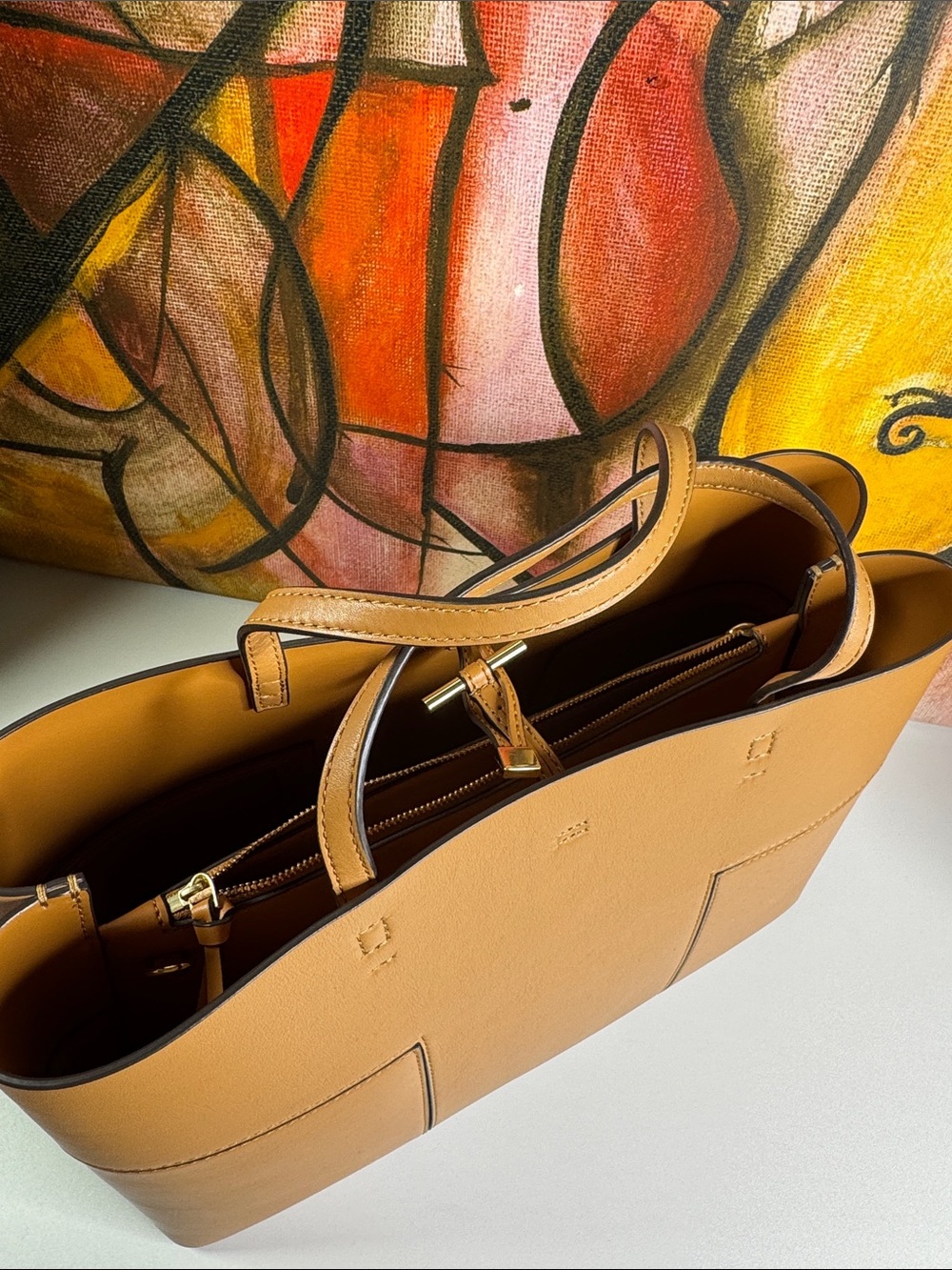Tory Burch leather tote bag - Picture 9 of 9